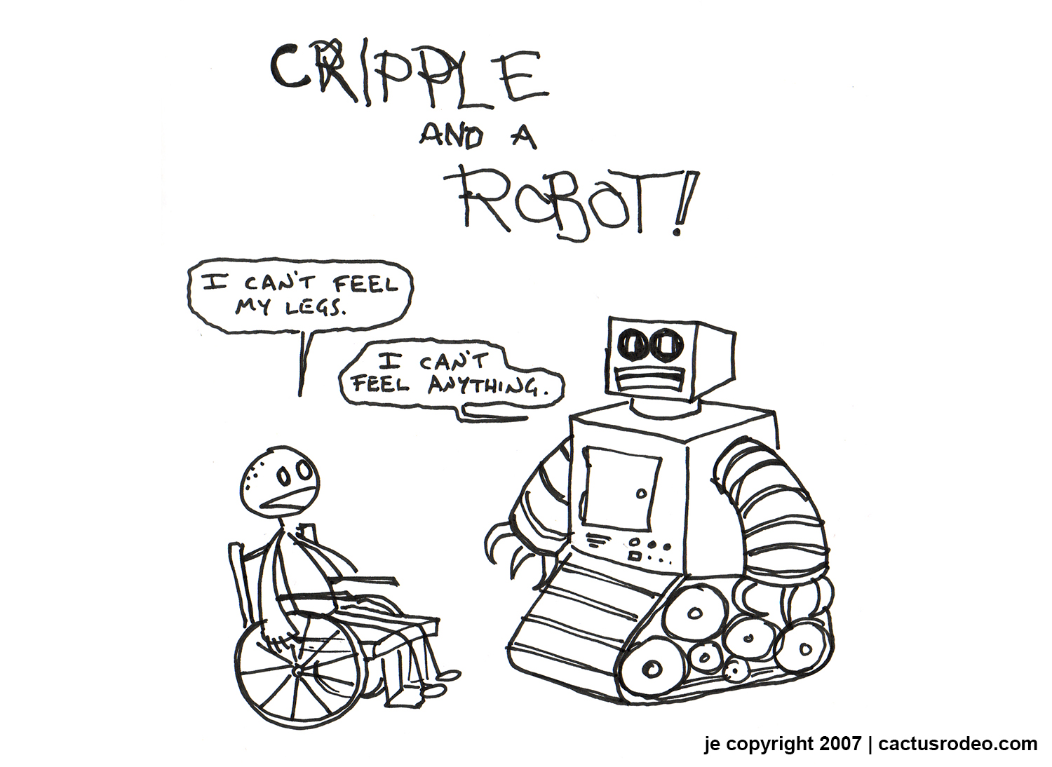 Cripple And A Robot